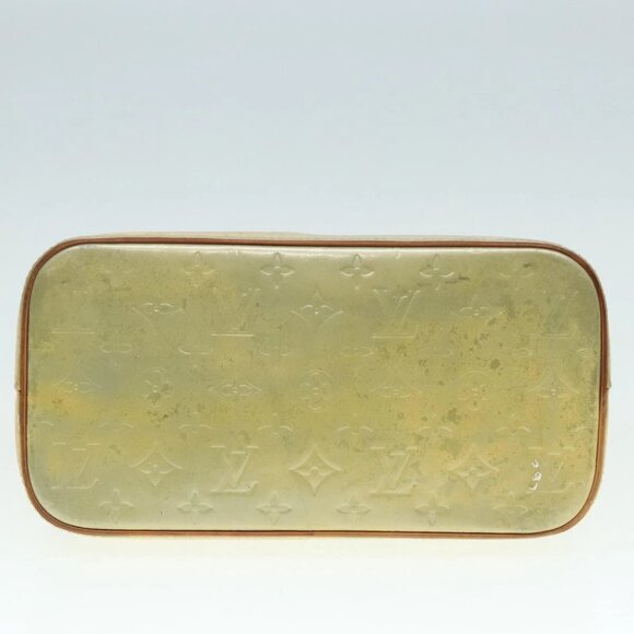 LOUIS VUITTON Monogram Vernis Houston Hand Bag Gris M91053 LV Auth tb1146 - Picture 7 of 16